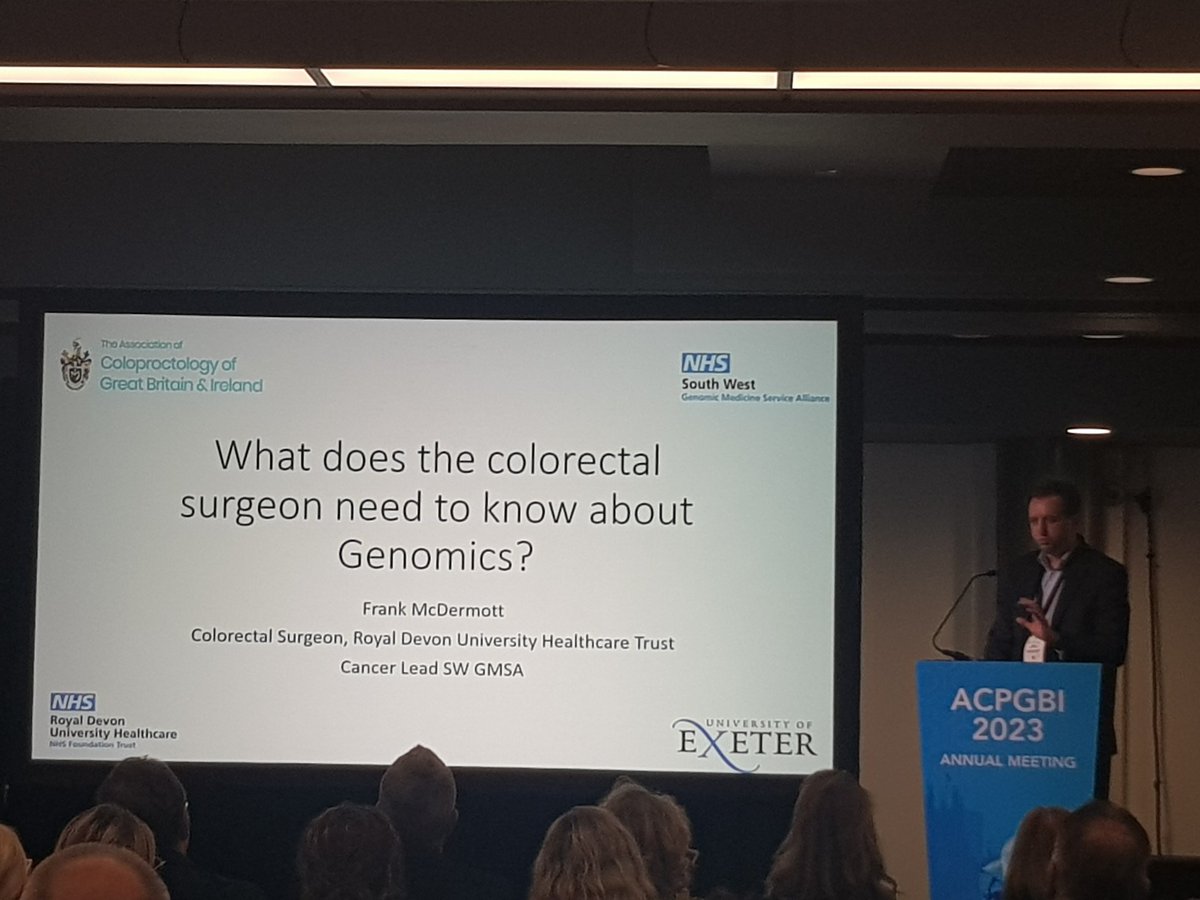 Niroshini Rajaretnam (@n_raj_) on Twitter photo Exciting progression in #genomics that could change how we manage #colorectal cancer - <a href="/Mcfark/">Frank McDermott</a> sharing his vision <a href="/ACPGBI/"><a href="/ACPGBI/">@ACPGBI</a></a> @ACPGBI #ACPGBI2023 <a href="/Dukes_Club/">The Dukes' Club</a> Exciting progression in #genomics that could change how we manage #colorectal cancer - <a href="/Mcfark/">Frank McDermott</a> sharing his vision <a href="/ACPGBI/"><a href="/ACPGBI/">@ACPGBI</a></a> @ACPGBI #ACPGBI2023 <a href="/Dukes_Club/">The Dukes' Club</a>