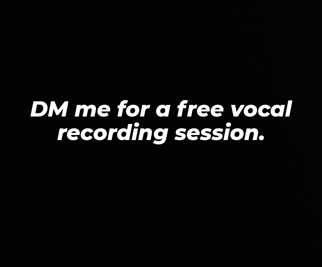 nickybootyy's tweet image. NEW VENTURE ALERT.🥳

I am training as a Engineer/Producer at Whitehouse Studios. I am offering free vocal sessions for a limited amount of time. You are guaranteed to come out with a beautiful sounding vocal.

DM me if you are interested.