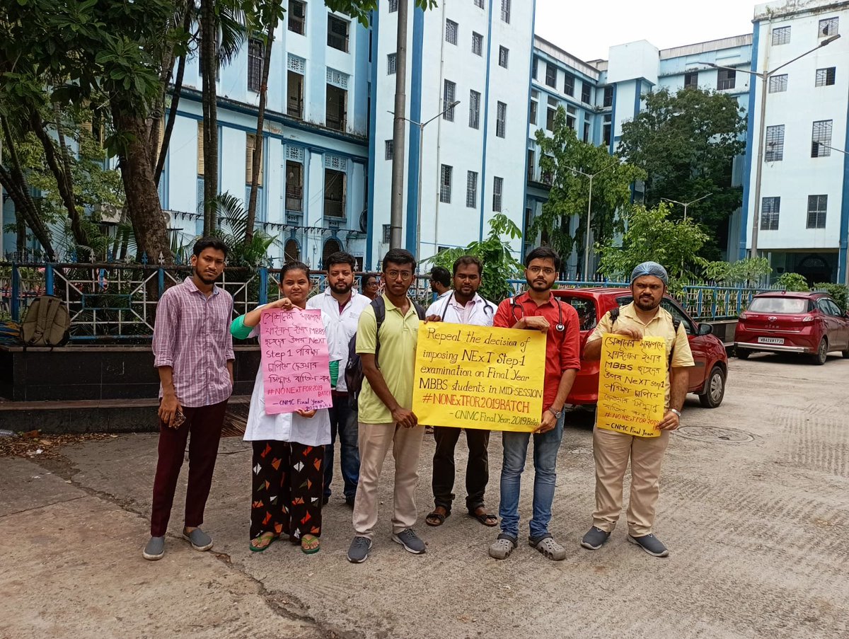 Say no to #NEXT

Resist NExT - don't let the corporate houses snatch away the opportunity from medical students to learn clinical skills.

#nonextfor2019batch
#cancelnext
#savemedicaleducation
#AIDSO

<a href="/AIDSO_AIC/">AIDSO All India Committee</a> <a href="/NMC_IND/">National Medical Commission</a>
<a href="/DrMridulSarkar/">Dr Mridul Sarkar</a> <a href="/medicaldialogs/">Medical Dialogues</a> <a href="/MoHFW_INDIA/">Ministry of Health</a> <a href="/PMOIndia/">PMO India</a>