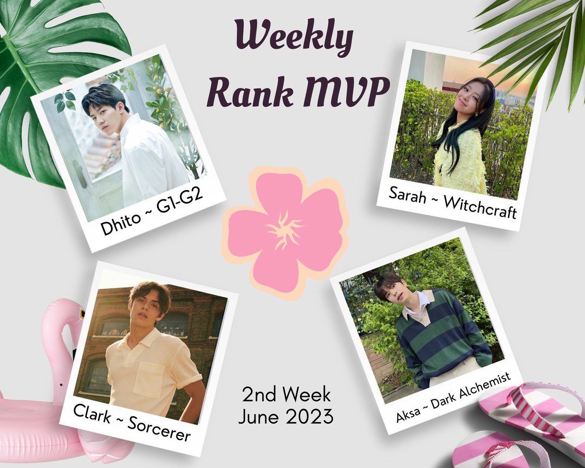 ㅤ

          ( RANK APPRECIATION)
             June, 2nd Week
  
          “Congratulation, Kids!”    
@xerdid , <a href="/weindstark/">Clark.</a> , <a href="/epancrthosis/">SARAH.</a> , <a href="/foulavie/">Aksara. #GIO'S DAY</a>   
ㅤ