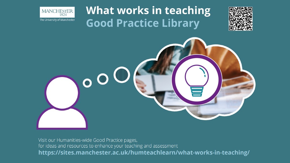 humelearning's tweet photo. Sharing good practice.

Stephanie Sodero (@ssodero from @UoMSALC) challenges students to distil a key point from their research essays into a creative project designed for a target audience.

Read all about it here: https://t.co/ZaeGbbUWaK https://t.co/XxmhYy7V94
