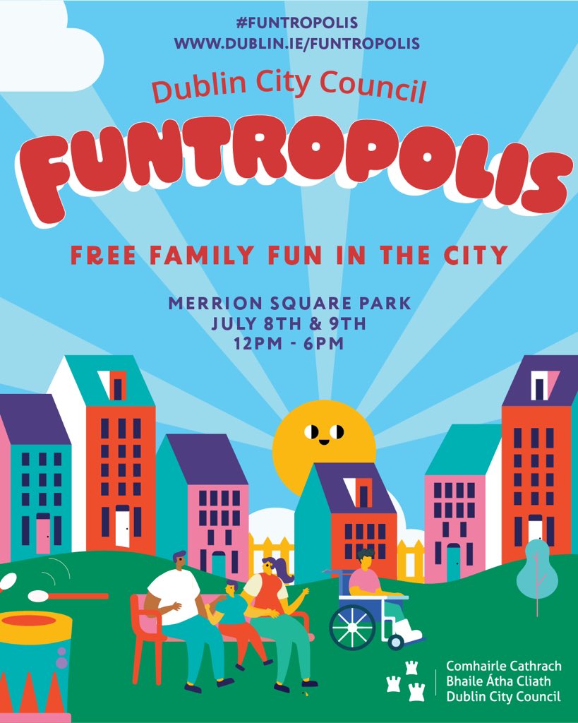 CodeOfBehaviour's tweet image. Catch us at Funtropolis this Saturday, 8th July! We’ll be making some noise in Merrion Square Park at 1:40pm. There’s a packed programme so get down early and enjoy the day - it’s free! 🎺

#Funtropolis
@DubCityCouncil