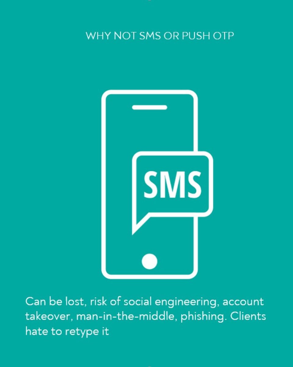 airometech's tweet photo. There are so many #authentication methods for your banking app.

⛔ But why NOT…….

#cybersecurity #payconfirm #bankingfraud https://t.co/WW69sjP5Go