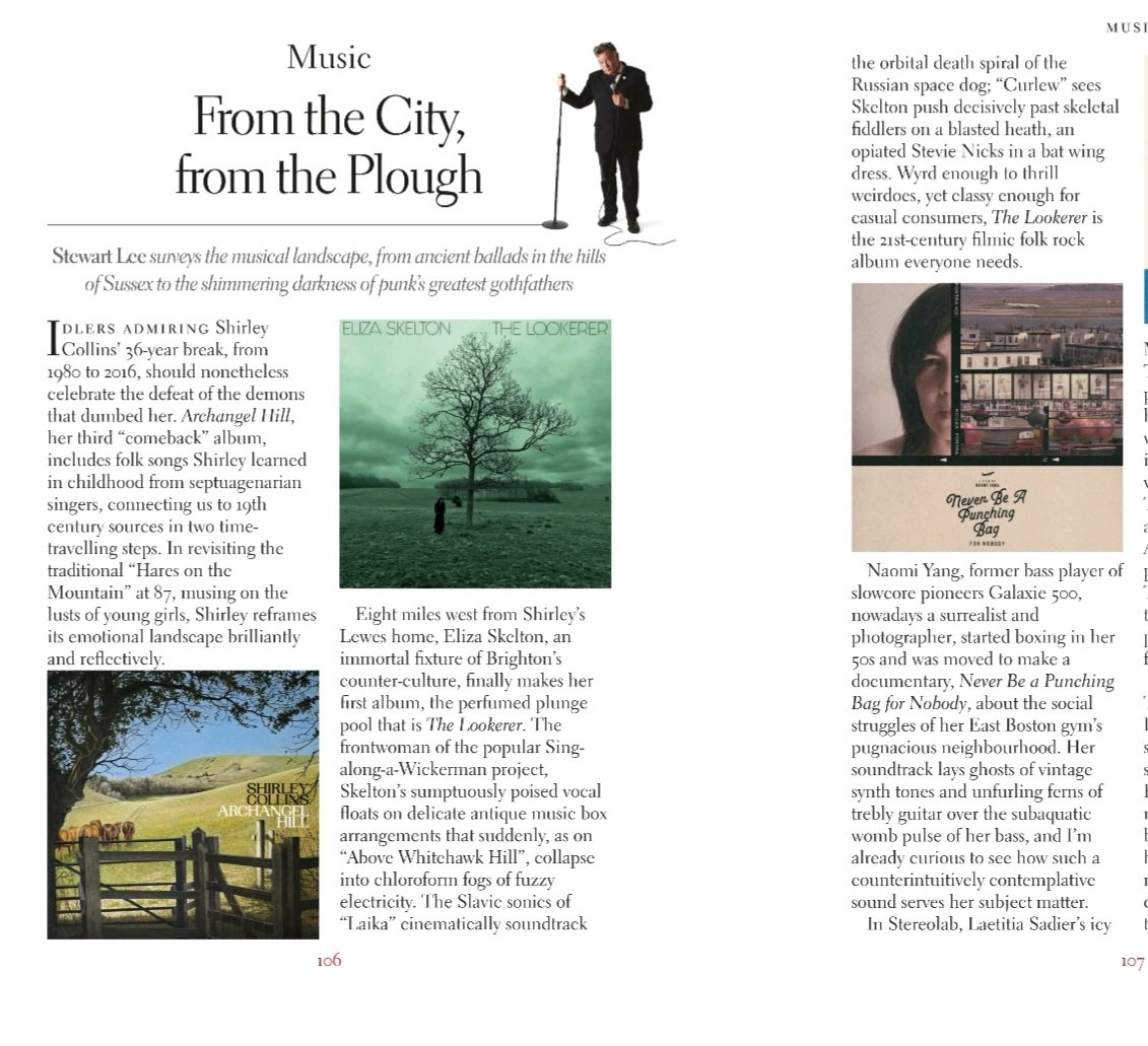 'An opiated Stevie Nicks in a bat wing dress' 😍 thanks #stewartlee and <a href="/TheIdlerMag/">The Idler Magazine</a> for this wonderful review of The Lookerer. The limited edition album is available from bluematterrecords.com