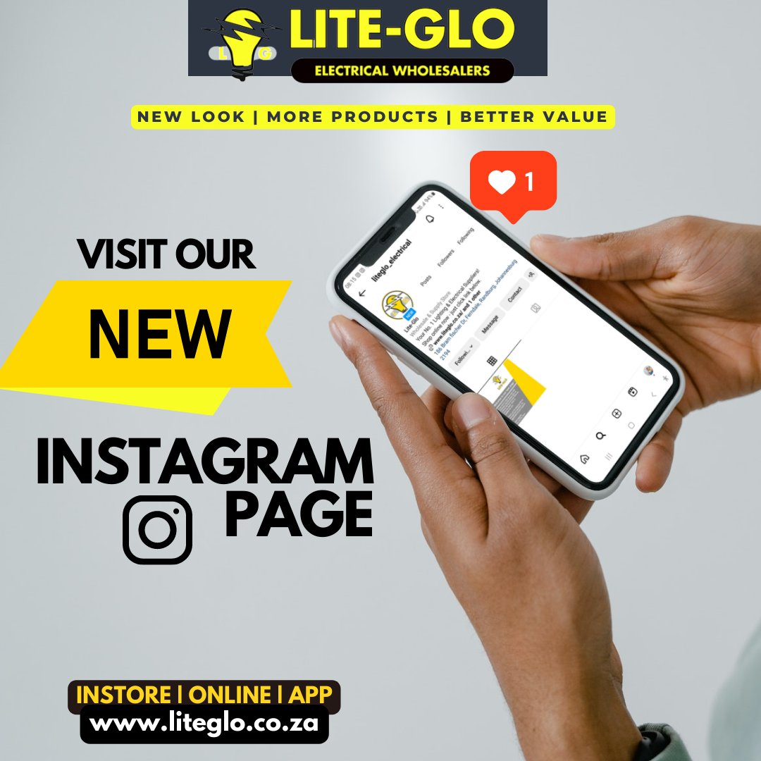 lite_glo's tweet photo. Follow us on our new Instagram page! 📷📷
Don't miss out on the latest news, product launches, and exclusive stock.
Find us at @liteglo_electrical or click the link below 📷 https://t.co/Ouk2nXurgC
#FollowUs #NewInstagram #VisualInspiration #Community #LiteGlo #ShopNow #lighting https://t.co/5efVoNn6N1