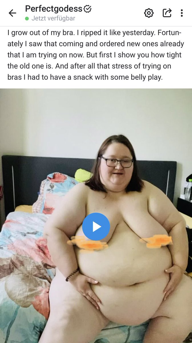 Perfectgodess11's tweet photo. Come see my new video on https://t.co/gHAHZzCoAj
#Ssbbw #feedee #tryonbra #obesity https://t.co/CIpYR1esC9