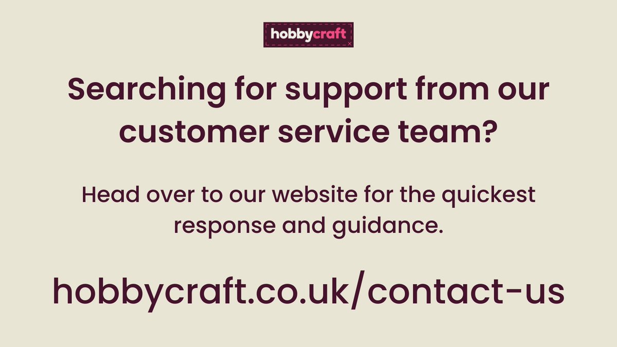 Hobbycraft tweet media