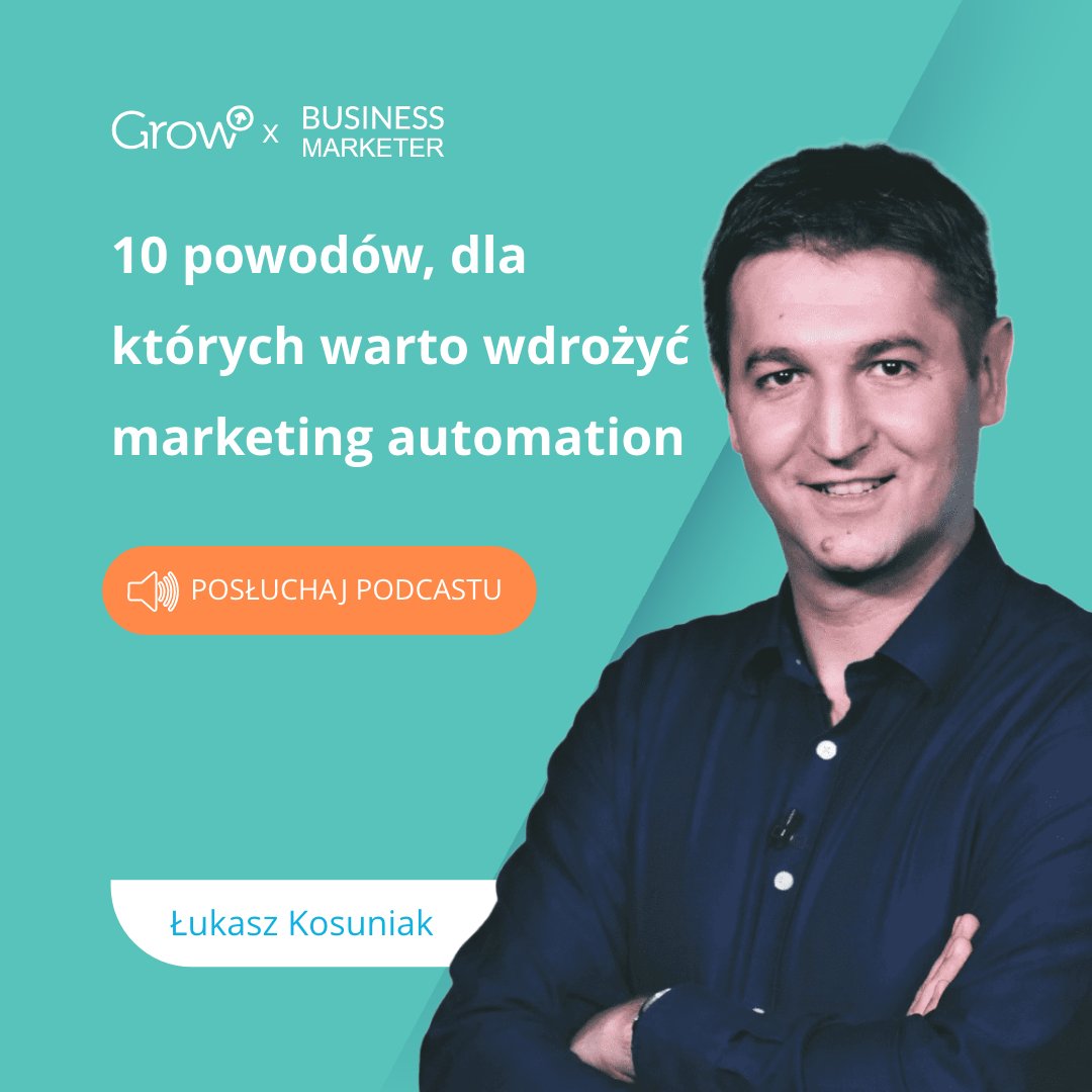 GrowPoland's tweet photo. Tym razem Łukasz Kosuniak przygotował coś wyjątkowego 🚀 W najnowszym odcinku #podcast #BusinessMarketer możesz posłuchać książki, której jeszcze nie znajdziesz w księgarniach, i poznać 10 powodów, dla których warto wdrożyć się #marketingautomation 👇
https://t.co/tV06DETgrP https://t.co/cri4PkUXpx