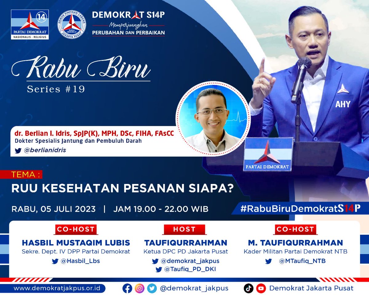 Sahabat yang kebetulan ada keluangan waktu, kita ngobrol santai malam ini jam 19 ya. 

<a href="/Hasbil_Lbs/">Hasbil Mustaqim Lbs</a> 
@Taufiq_PD_DKI 
<a href="/MTaufiq_NTB/">#D</a>
