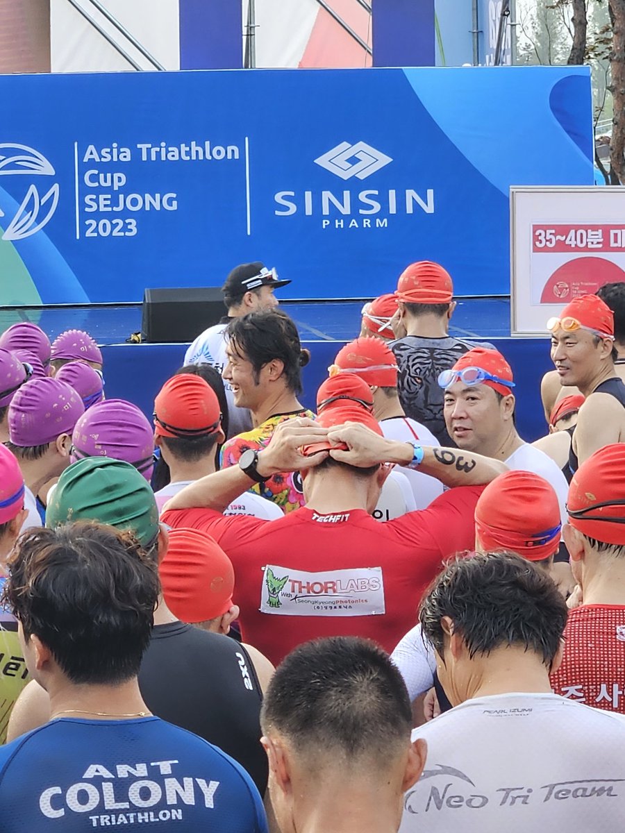 YoungDaeKim2's tweet image. Asia Triathlon in Sejong City, South Korea! 7.2. 2023
Due to the high water temperature, I swam without a suit and it was a very difficult competition due to the hot weather.
Whether it&apos;s hot or cold, I support Thorlabs!!
@Thorlabs #Thorlabs
#Triathlon #SeongKyeong Photonics