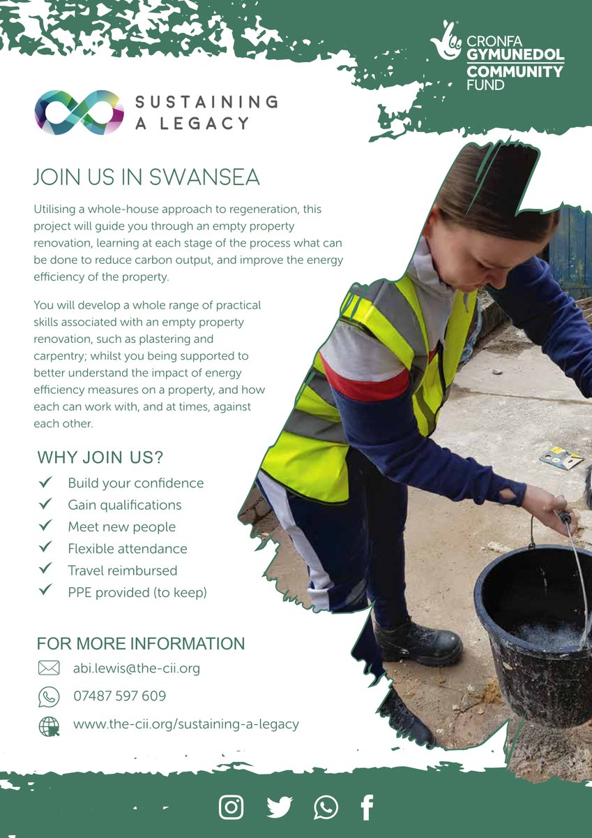 TheCiiUK's tweet photo. Do you want to know more about our Sustaining a Legacy project? Join us at @EnvCentre on Friday 14th July at 10.30 – 12.30, where our Head of Engagement and Wellbeing will be discussing our latest housing regeneration project #climateaction https://t.co/62Wo3R3uPx