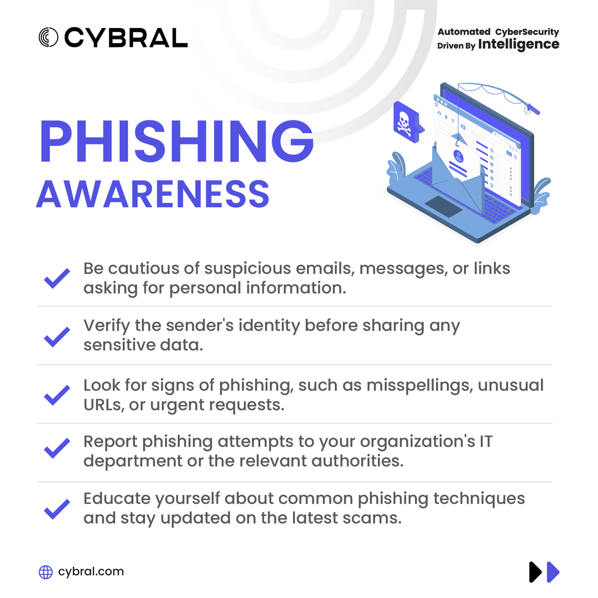 CybralUS's tweet photo. Leverage the power of automation and fundamental cybersecurity principles to protect yourself and your business from cyber threats. Let's prioritize security and privacy in our digital environment, from strong passwords to employee training programs.
#cybersecurity #cybral https://t.co/RU8EBFFzuq