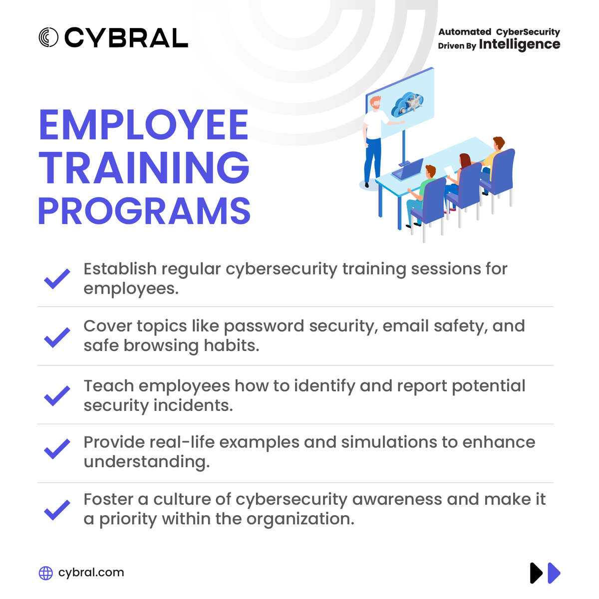 CybralUS's tweet photo. Leverage the power of automation and fundamental cybersecurity principles to protect yourself and your business from cyber threats. Let's prioritize security and privacy in our digital environment, from strong passwords to employee training programs.
#cybersecurity #cybral https://t.co/RU8EBFFzuq