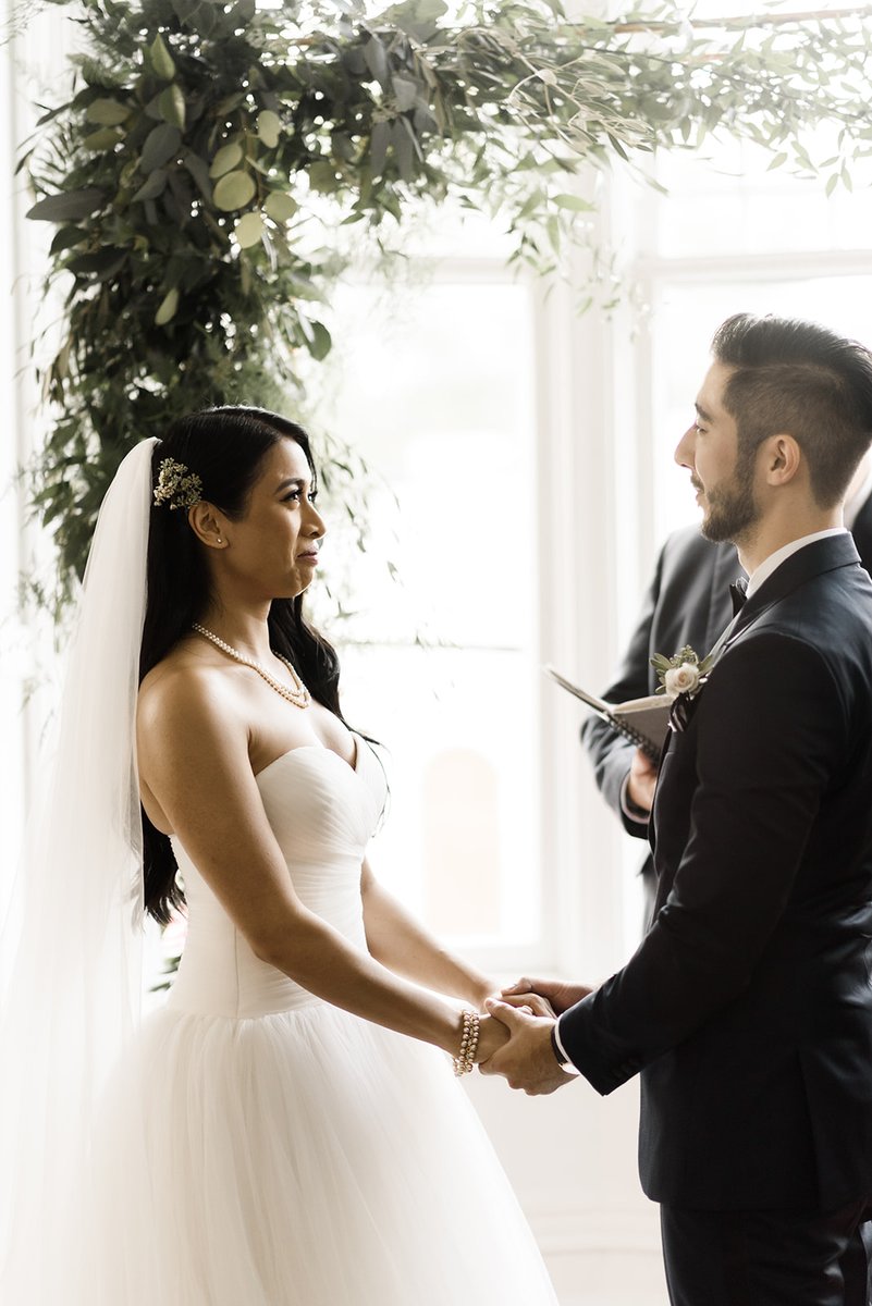 Newlyweds tie the knot in our elegant Conversation Room.
.
.
.
.
.
.
.
.
#wedding #greathall #thegreathall #thegreathallto #weddingvenue #venuespace #decor #toronto #torontovenue #bridalsuite #weddingday #weddinginspo   #weddingvenueinspo #upscale #bridal #classicwedding