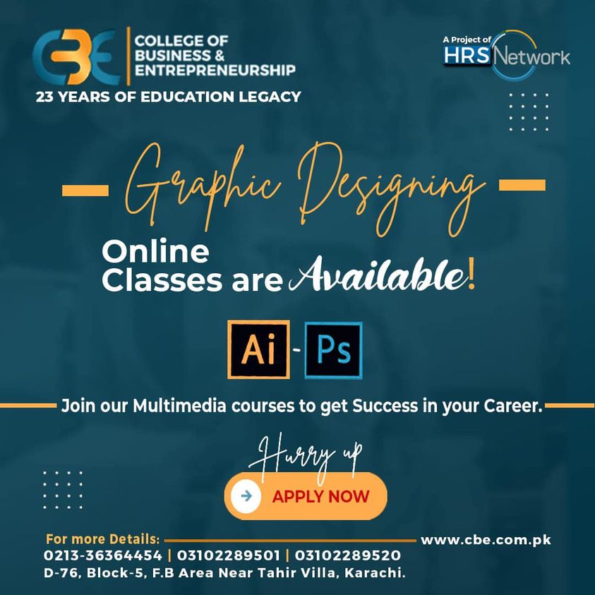 cbecollege's tweet photo. Unlock your creativity with our online graphic design course! Join us to turn your passion into a profession! 📷🎨

Register Now: https://t.co/SHydNuz9No

#GraphicDesignCourse #OnlineLearning #UnleashYourCreativity #CBE #collegeofbusinessandenterpreneurship https://t.co/p7fevFqhlA