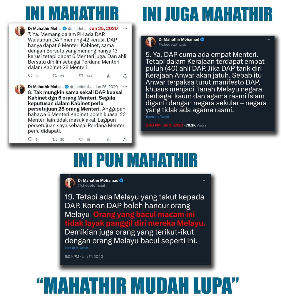 _AmranFans's tweet photo. Kenapa lah Tun jadi macam ni. 😔 https://t.co/5eAPBRjdgA