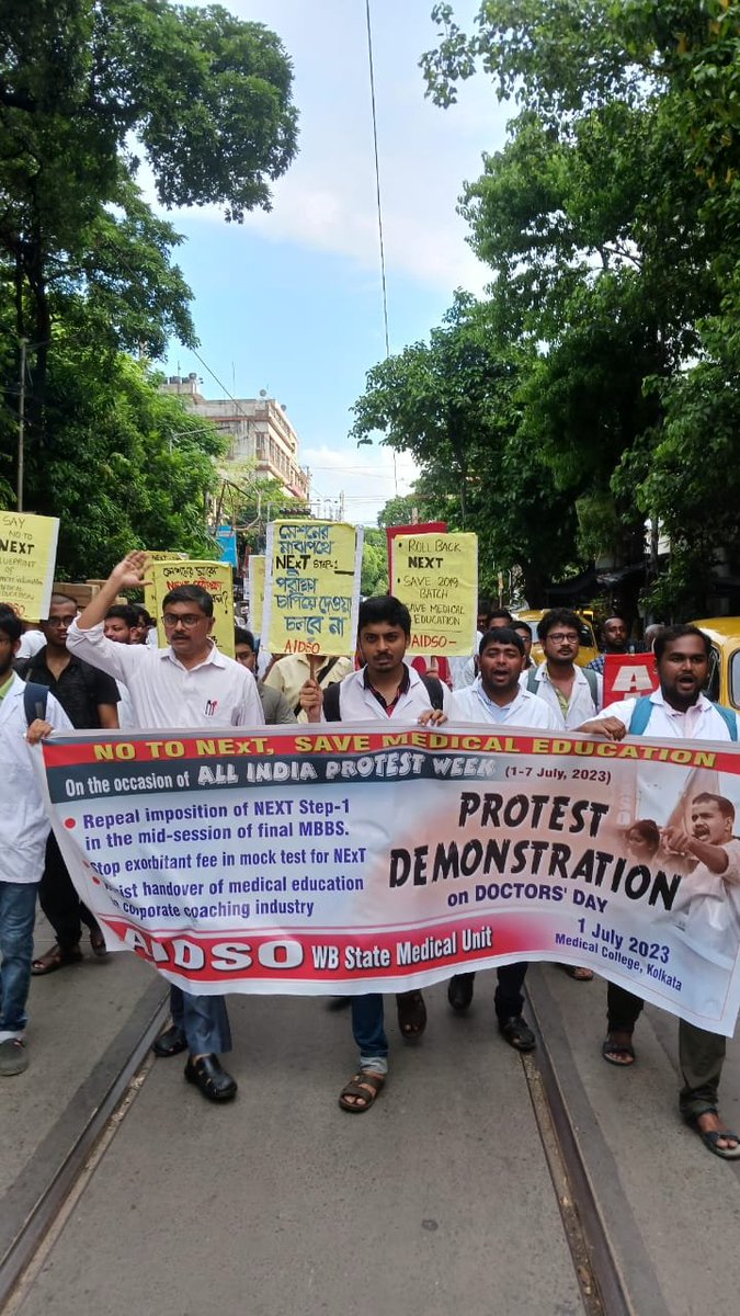 pnayan080's tweet photo. Say no to #NEXT

Resist NExT - stop burdening MBBS students with unnecessary examinations

#nonextfor2019batch
#cancelnext
#savemedicaleducation
#AIDSO

@AIDSO_AIC @NMC_IND
@DrMridulSarkar @medicaldialogs @MoHFW_INDIA @PMOIndia
@Mamataoffical https://t.co/ALVlxpTcBT