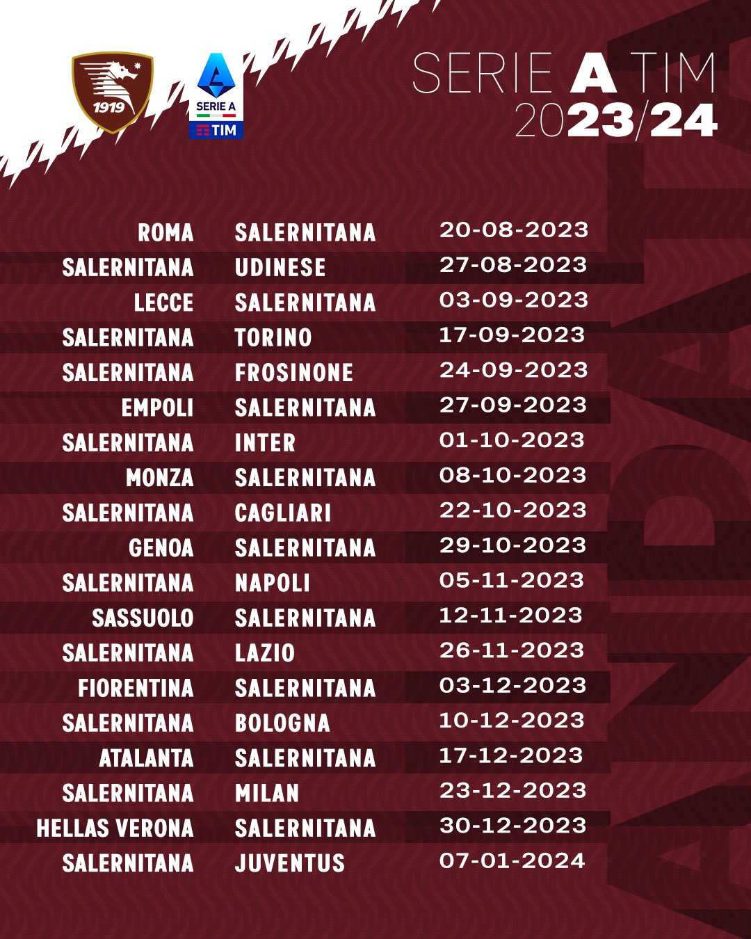 Calendario Serie A Calcio 2025 2025 Andrea Wright