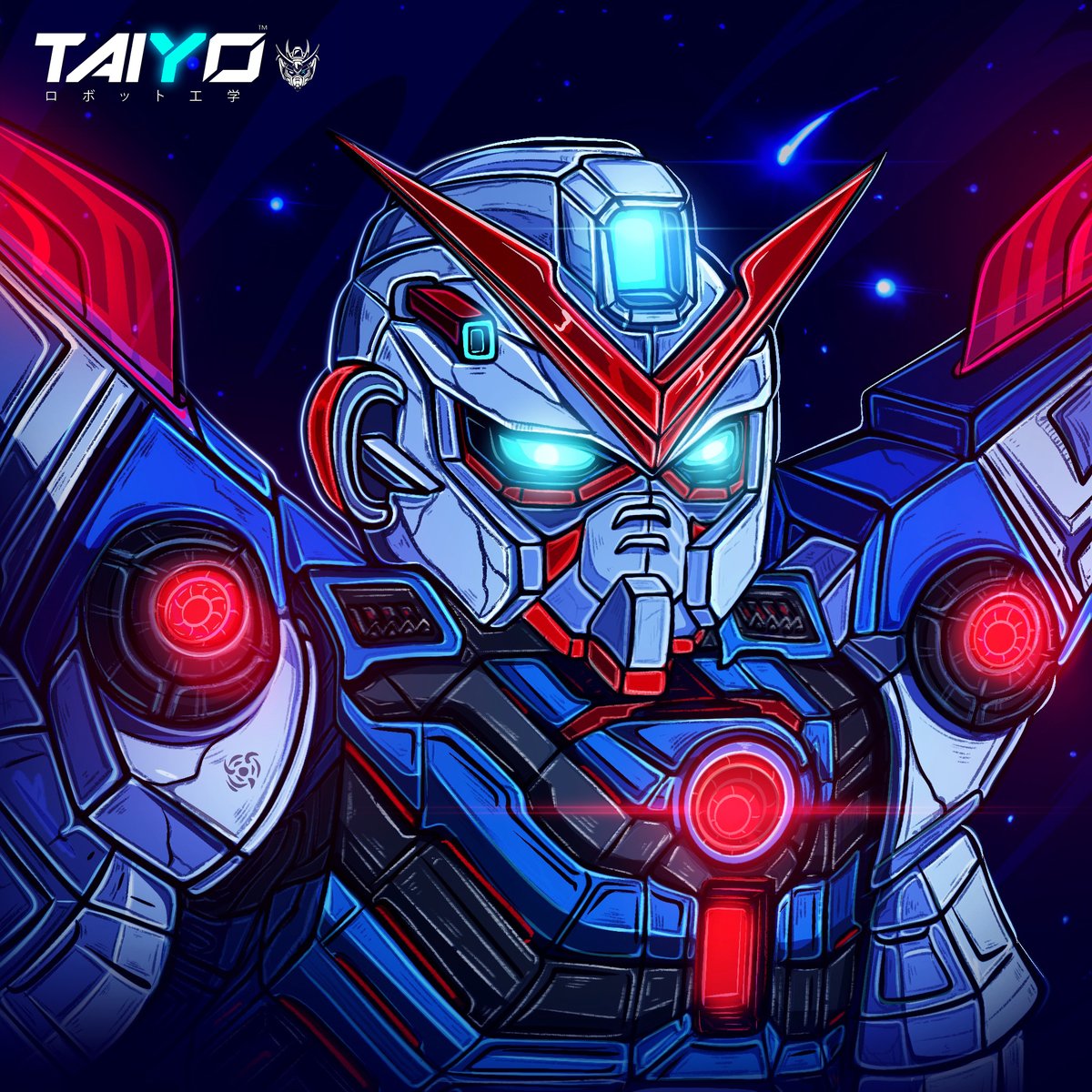 batzyyyyyy's tweet photo. Heard @SolportTom is looking for artists to possibly upgrade @TaiyoRobotics art in the next phase .
Here's my version of THE PROTECTOR from TAIYO universe.
#taiyorobotics #batzy #SolNFTs https://t.co/3as72qIq6G