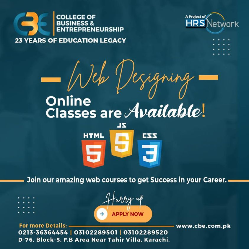 cbecollege's tweet photo. Unlock your digital potential today with captivating web design. Let us bring your vision to life using cutting-edge technologies for a captivating online presence.💻✨

Register Now:
https://t.co/SHydNuz9No

#webdesigning #OnlineLearning #UnleashYourCreativity #CBE #webdesigning https://t.co/VB05hwMnTJ