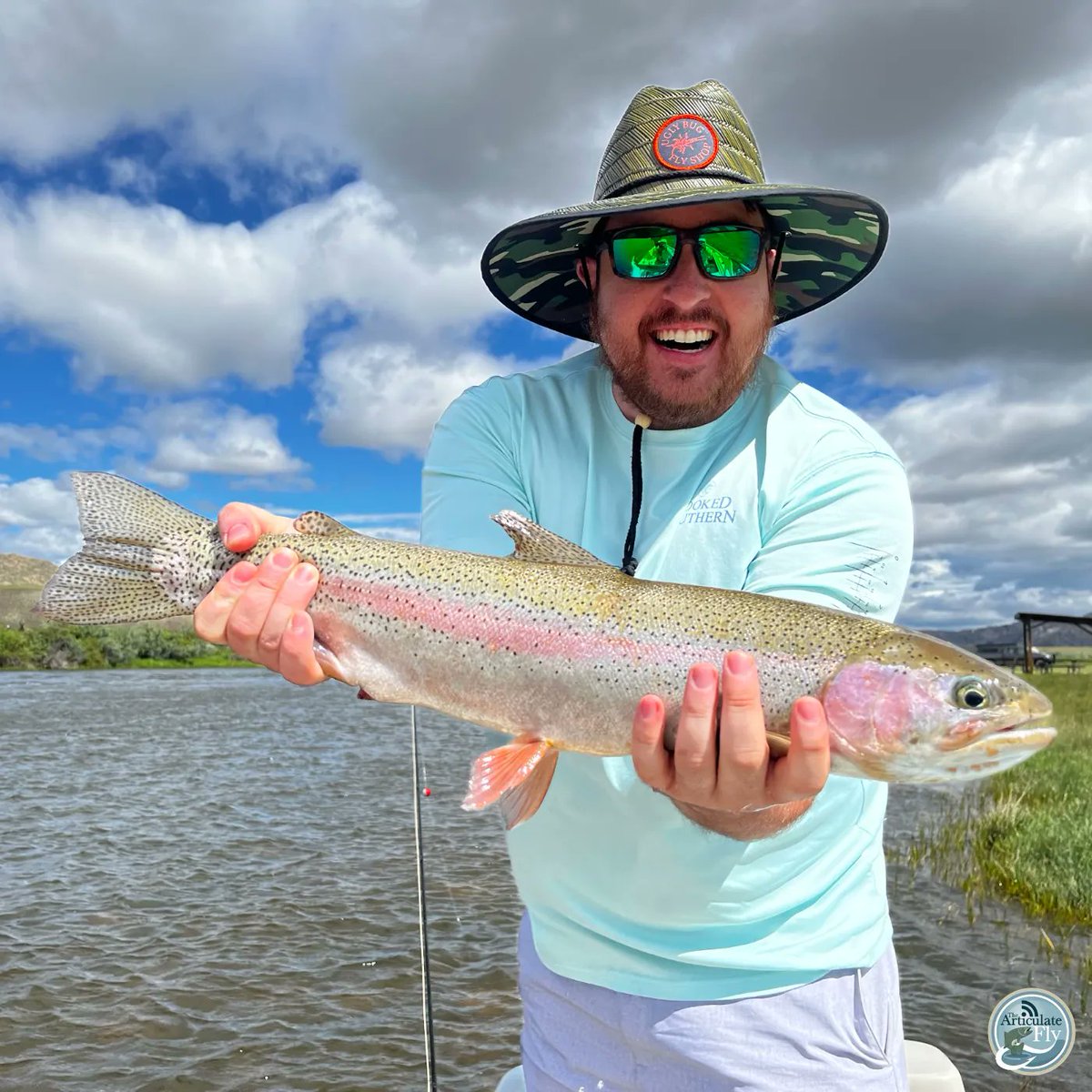 Articulate_Fly's tweet photo. On the Water with Dustin White of @uglybugfly 
Get the latest Central WY conditions!  Give it a listen! 
#thearticulatefly #casper #casperwyoming #wyo #casperwyo #307 #trout #rainbowtrout #troutfishing #visitcasper @RossReels @WinstonRods @SciAnglers https://t.co/dkAFVKfJQA https://t.co/9vnHnhs4tc
