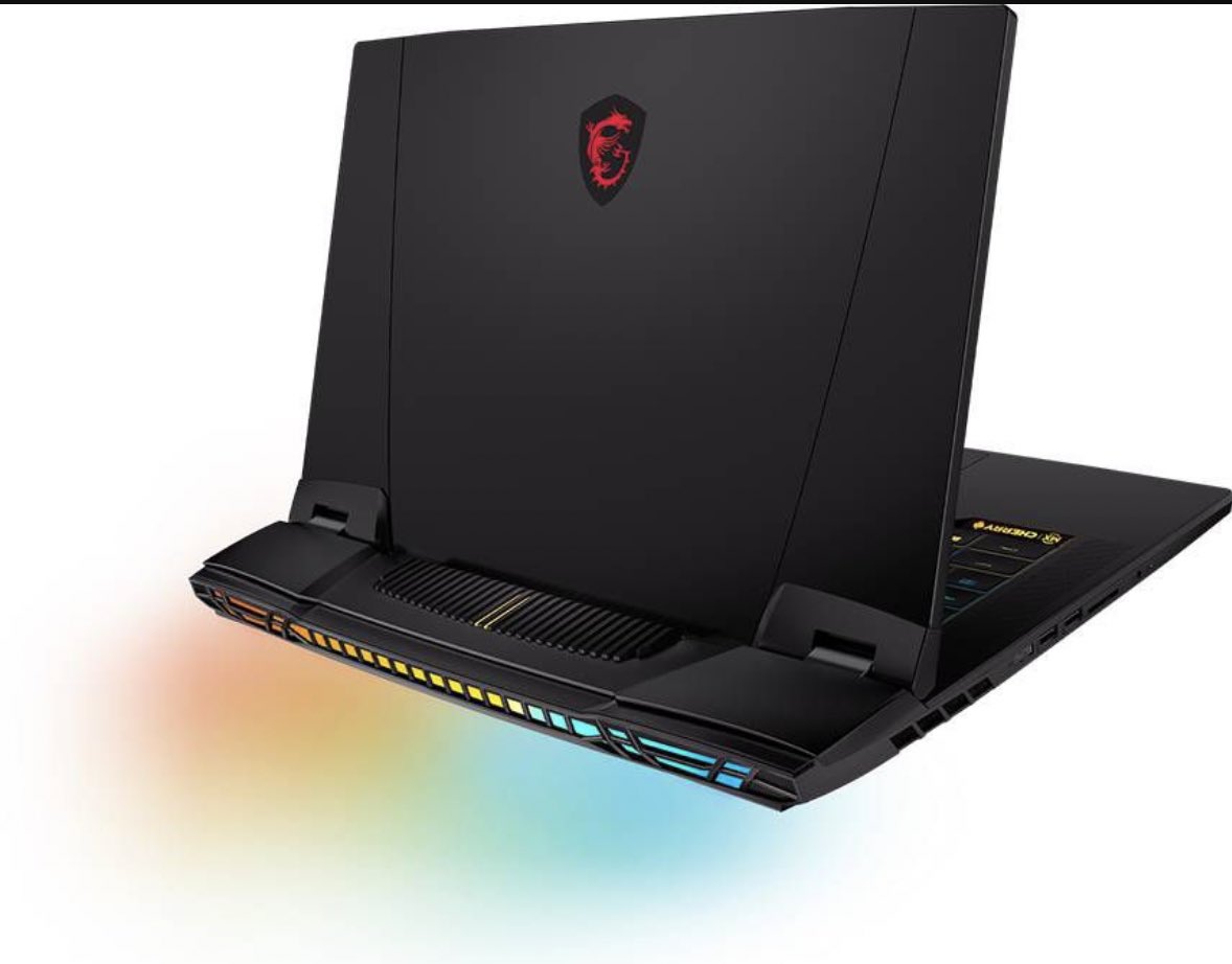 GOSPEL HARMONY TECHNOLOGIES LTD  (@gospel_harmony) on Twitter photo MSI Titan GT77HX 13VH-046US | 13th Generation | Intel Core i9-13980HX (2.2GHz to 5.6GHz, 24 Cores, 32 Threads, 36MB
Cache) | 2TB SSD | 64GB RAM (32GB × 2) DDR5 3600 MHz | 17.3" UHD, IPS Level, Mini LED (144Hz refresh rate), HDR
1000 | 12GB GDDR6 NVIDIA GeForce RTX 4080 | Cherry MSI Titan GT77HX 13VH-046US | 13th Generation | Intel Core i9-13980HX (2.2GHz to 5.6GHz, 24 Cores, 32 Threads, 36MB
Cache) | 2TB SSD | 64GB RAM (32GB × 2) DDR5 3600 MHz | 17.3" UHD, IPS Level, Mini LED (144Hz refresh rate), HDR
1000 | 12GB GDDR6 NVIDIA GeForce RTX 4080 | Cherry