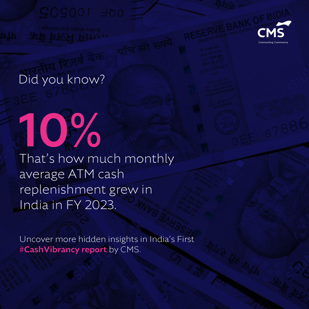 systems_cms's tweet photo. Monthly average cash replenishment and withdrawals in ATMs surged rapidly after the pandemic. Dive deeper to understand India's cash usage patterns in our #CashVibrancyReport.
Download here: https://t.co/OmM5Vmvl4A
#CMS #Finance #IndiaEconomy #CashUsage #ResearchReport https://t.co/PrxMA9RF7B