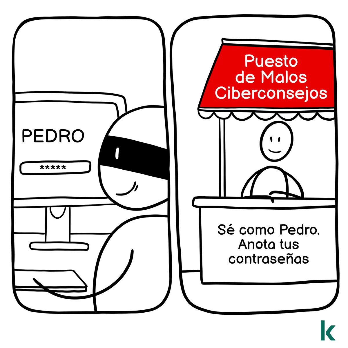 KasperskyES's tweet photo. Mucho ojo con lo que publicas en la red 👁️ 👁️.
Los #ciberdelincuentes se fijan en todo... https://t.co/4Jgw5PVmAf