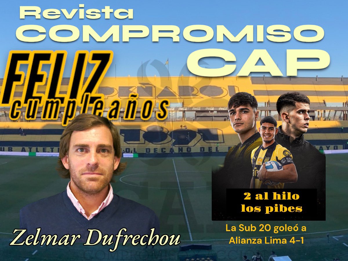 CompromisoCAP's tweet photo. Le deseamos un muy feliz cumpleaños a @ZDufrechou Presidente de nuestra agrupación.
#CapTeSaluda https://t.co/mJBCTdsl2P