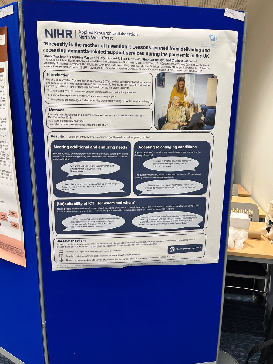 Great to see #LiverpoolDementia posters today at #BSG2023  @MeganPolden @thais_caprioli