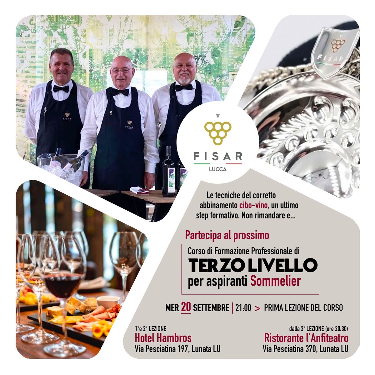 Nuovo corso per #Sommelier #FISAR #Lucca