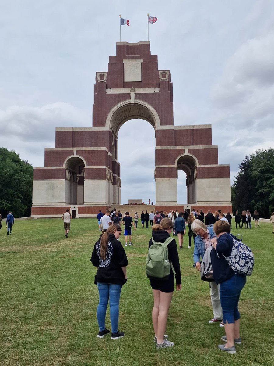 Students are having a great time in France, Day 1 they visited Vimy, Day 2 was Thiepval and today they are in Compiegne visiting a traditional market town.