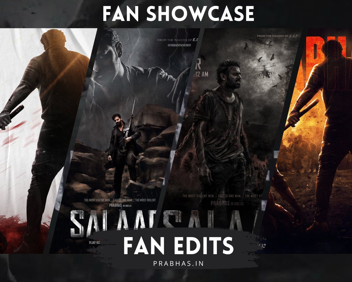 Explore a world of imagination at prabhas.in with breathtaking #Salaar fan video and image edits 🎞️🎨 Witness the creativity of our fandom, celebrate #Prabhas, and be sure to follow the talented creators! Dive in, share, and spread the love! 🌟