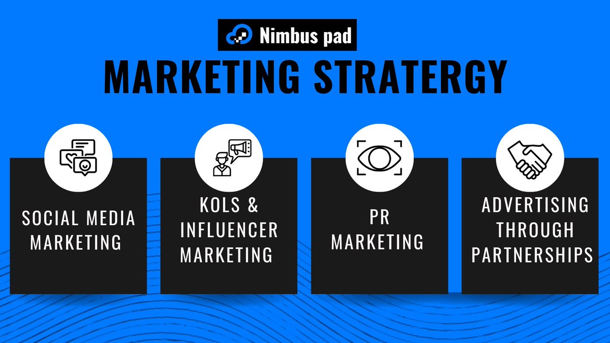 "Unlock the possibilities of the crypto universe with Nimbus Launch. Join our socials today and be at the forefront of innovative marketing strategies that will propel your investments to new heights. #CryptoMarketing #NimbusLaunch #JoinTheRevolution