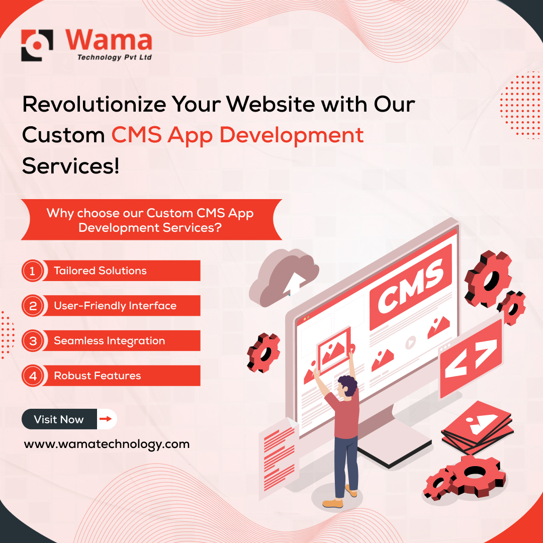 Don't settle for a mediocre website management experience. Elevate your online presence with our custom CMS app development services today!

#CMSAppDevelopment #WebsiteRevolution #CustomSolutions #DigitalTransformation #OnlinePresence #WebDevelopment #TechnologySolutions