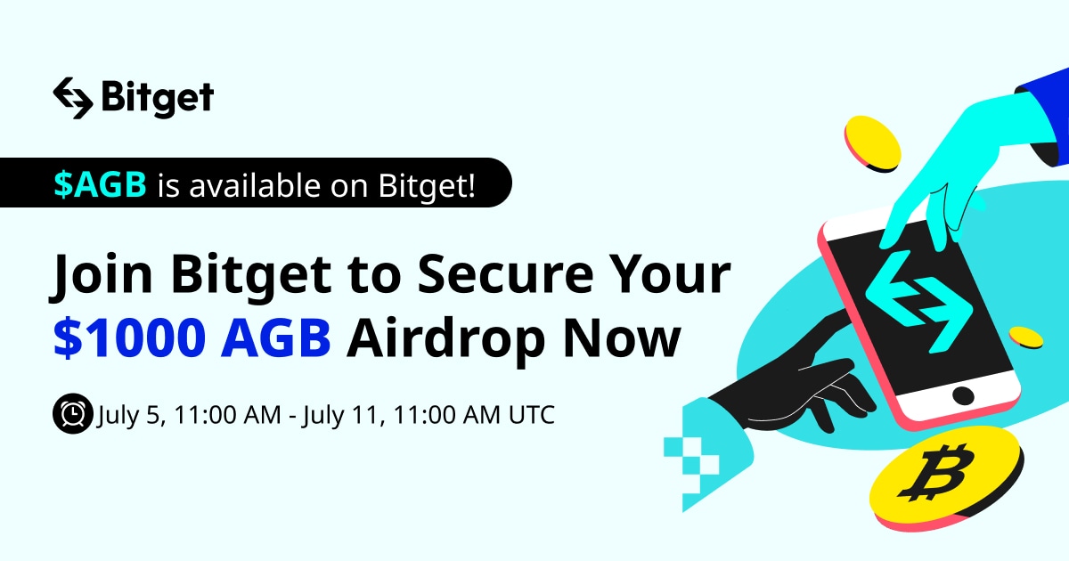 ✨Join Bitget x AGB Community Campaign Now to Earn Your Special $1,000 AGB 🤓
📆 Ends July 11, 11 AM (UTC)
💎 Prize Pool: $1,000 AGB
☄️ Fill in the below gleam to mark your spot ⤵️
Gleam💫: gleam.io/competitions/t…