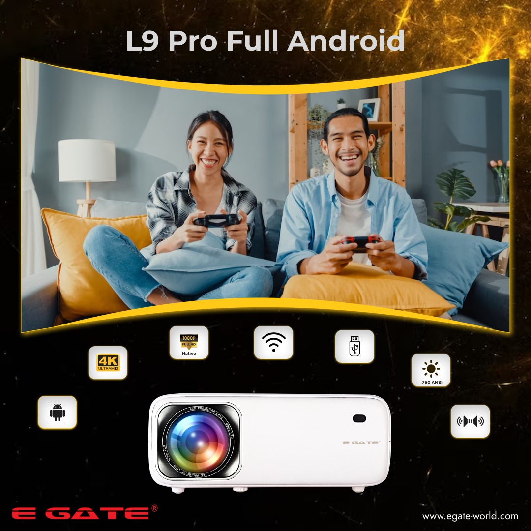 It's time to enhance your office meetings with our L9 Pro Full HD LED Projector.
Shop Now -
Amazon - amzn.to/3UZvXK9
Flipkart - bit.ly/3A9GOY0
Follow for more - Egate Infotel Pvt. Ltd.
.
.
.
#projector #egate #projector #projectorscreen #bigscreens