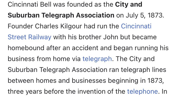 frisch01's tweet photo. Today marks the 150th anniversary of the founding of @CBTSConnect parent company @altafiber . Ulysses S. Grant was President of the United States. Travel from New York to San Francisco took nearly a month. And the telephone was still three years away from being invented… https://t.co/vYvpVF6Uzu