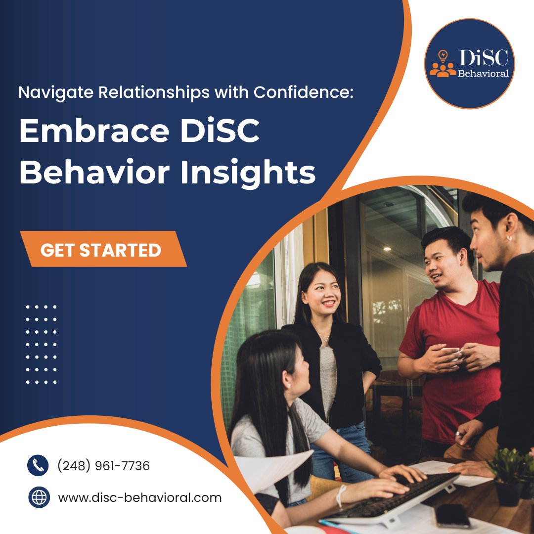 disc_behavioral's tweet photo. Discover the power of self-awareness and understanding with DiSC behavior insights. Gain a deeper understanding of your behavioral style, communication preferences, and how you interact with others.

https://t.co/Qs8XzF4BFH

#discbehavioral #DiSC #discassessment #discworkplace https://t.co/Hgpz0eWO7k