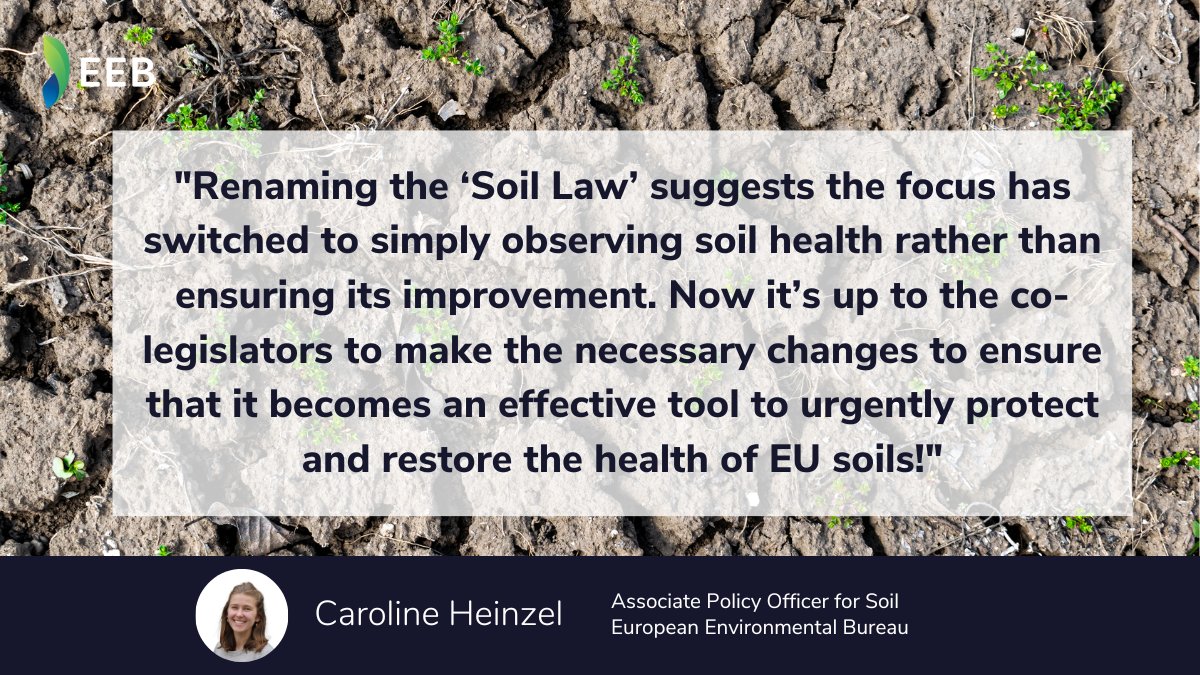 Green_Europe's tweet photo. Great that @EU_ENV has published a new Soil Law today👏

However, the proposal falls far short of expectations👎

Soil ecosystems are essential to our lives and the law should reflect this👇🧵

https://t.co/C2osTsli5p https://t.co/IAIiQogybv