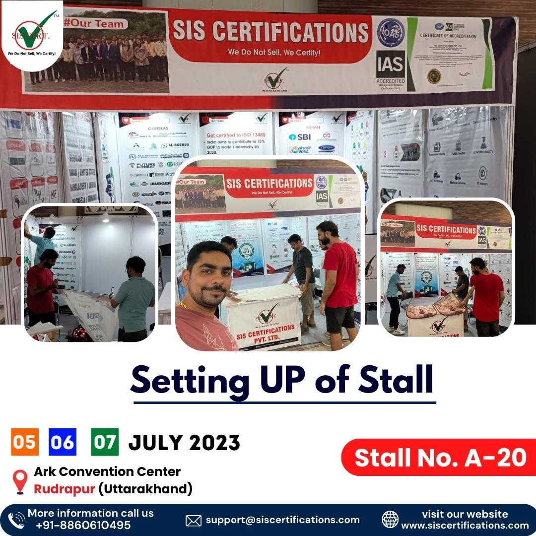 siscert's tweet image. Last minute Preparations for Indus Tech Machine Tools &amp;amp; Automation Expo 2023. Looking forward to meet YOU at Stall No. A-20 from 11:00 A.M. to 7:00 P.M. on 5th, 6th &amp;amp; 7th July 2023.
Contact no.- +91-8860610495
#SISCertifications #industech #rudrapur #uttarakhand #setup #event2023
