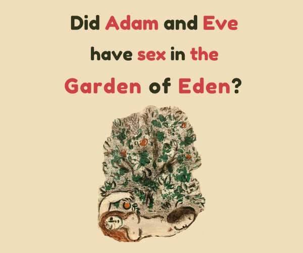 _KosherSex_'s tweet photo. The first time that intercourse is alluded to in the Bible is when “Adam knew his wife Eve.” However, this is only following their sin of eating from the Tree of Knowledge and their expulsion from the Garden of Eden- a place of supreme spiritual refinement and perfection. https://t.co/SuskHrezhU