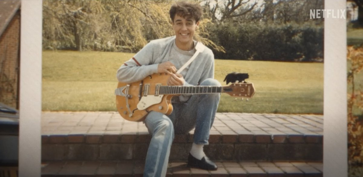 Fact of the day: Andrew Ridgely (out of Wham!) was taught to play the guitar by a miniature black cat that balanced on the tuning keys.