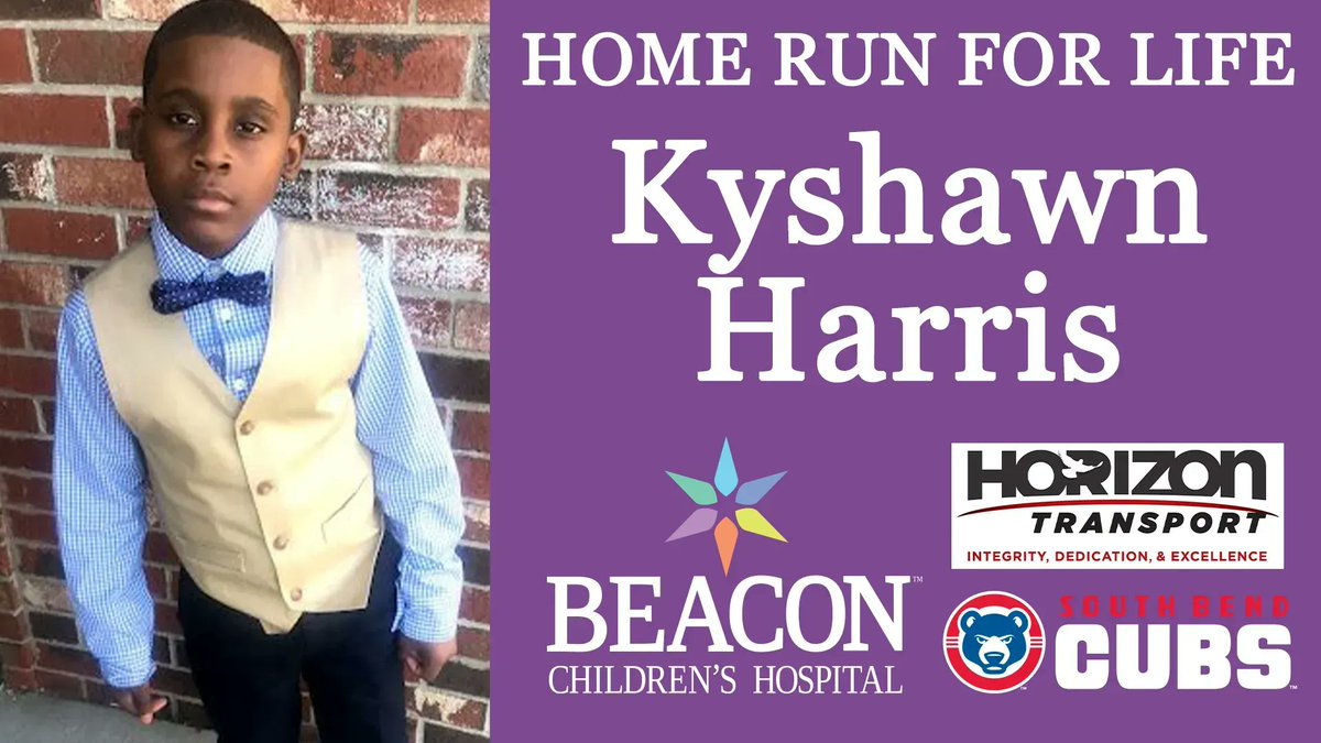 This week, the #SBCubs are proud to honor Kyshawn Harris who just finished his chemo treatments in June with a Home Run for Life. 
Learn more about his story and how you can help more kids like Kyshawn.
❤️ atmilb.com/449B660
