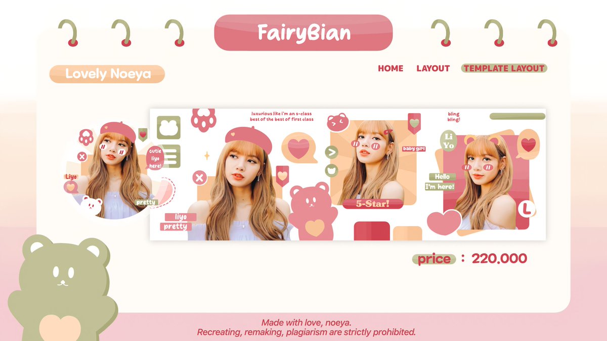 Help retweet yaa, terima kasih 💛

Haloo, aku ada template layout nih. Bisa booking dulu dan dp 30% harga yaa, price tertera di pict. Cek thread ini buat detailnya yaa. Yang minat atau mau tanya tanya dulu bisa dm aku yaahh!

#zonauang #zonaba