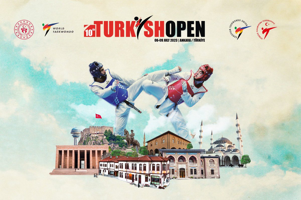 zafercoktan's tweet photo. Keçiören’ de Uluslarası büyük turnuva !!! 

🥋10. Uluslararası Türkiye Açık Taekwondo Turnuvası

👊Olimpiyat Oyunları Kota Puanı
📍Ankara Taha Akgül Spor Salonu
🏁40 Ülke
🥋1429 Sporcu
📅6 Temmuz (Yıldızlar)
📅7 Temmuz (Gençler)
📅8-9 Temmuz (Büyükler)

Keçiören’ li vatandaşlarımızı bu büyük spor bayramına davet ediyoruz…