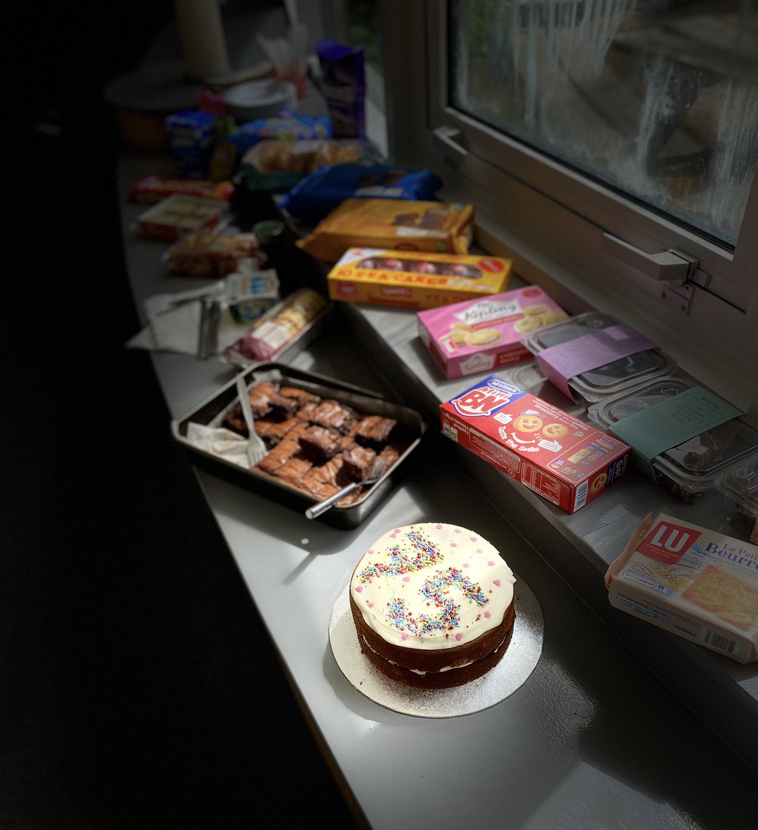 becwilby's tweet photo. An amazing spread today from all the team @LancsResearch @LancashireCRF to celebrate the #NHSBigTea #NHSBirthday #NHS75 https://t.co/qKH6swEWT7