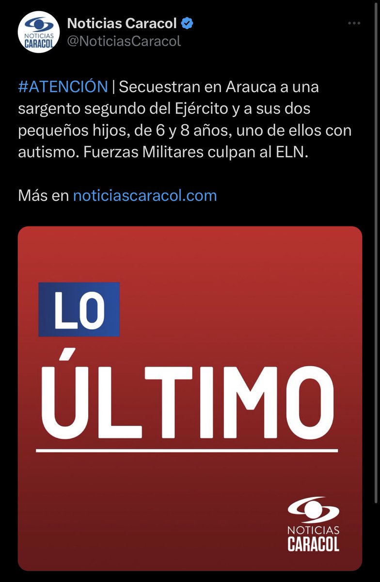 JotaPeHernandez's tweet photo. 🔴Guerrilleros terroristas Matan a 3 policías ayer en Zulia, cometen un atentado en Cúcuta que deja 16 heridos, Un sargento del ejército secuestrado con sus 2 hijos de 6 y 8 años por el ELN en Arauca. ¿A estos bandidos es a los que proponen subsidiar? #DueleColombia 🇨🇴 https://t.co/pCK2gdaXVp