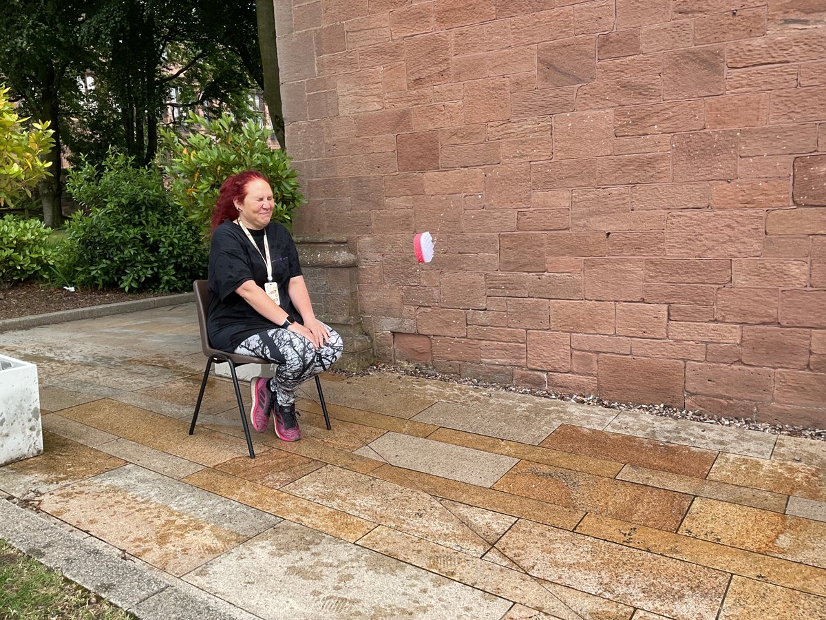 BSGDRS's tweet photo. Revenge on the teachers! Mrs Walters came well-prepared! #BSGDLowerSchool https://t.co/OMsj4XHWdP