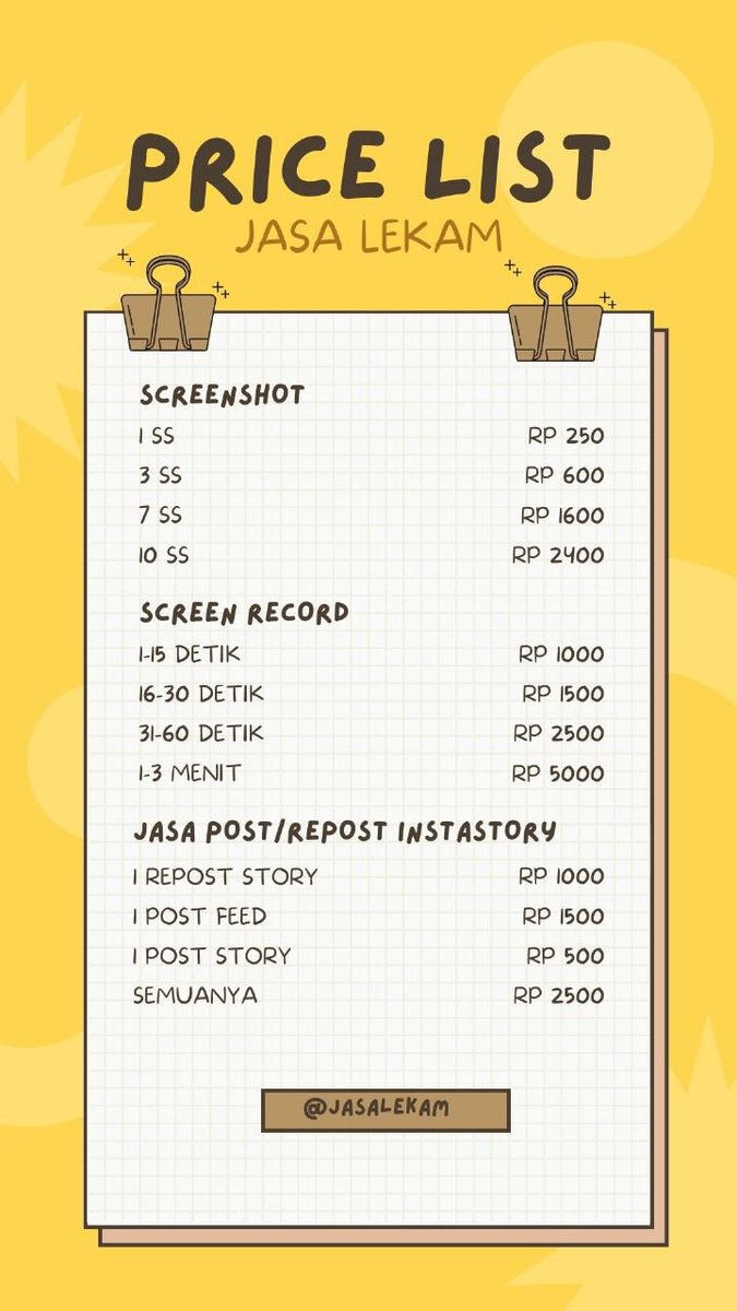 jasalekam's tweet photo. @doobedoobedump bolehh cek ig nyaa kakk https://t.co/hk6DTvysy3